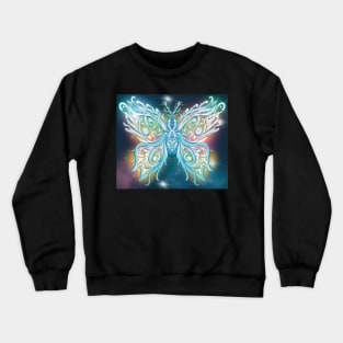 Airbrush Ice Butterfly Crewneck Sweatshirt